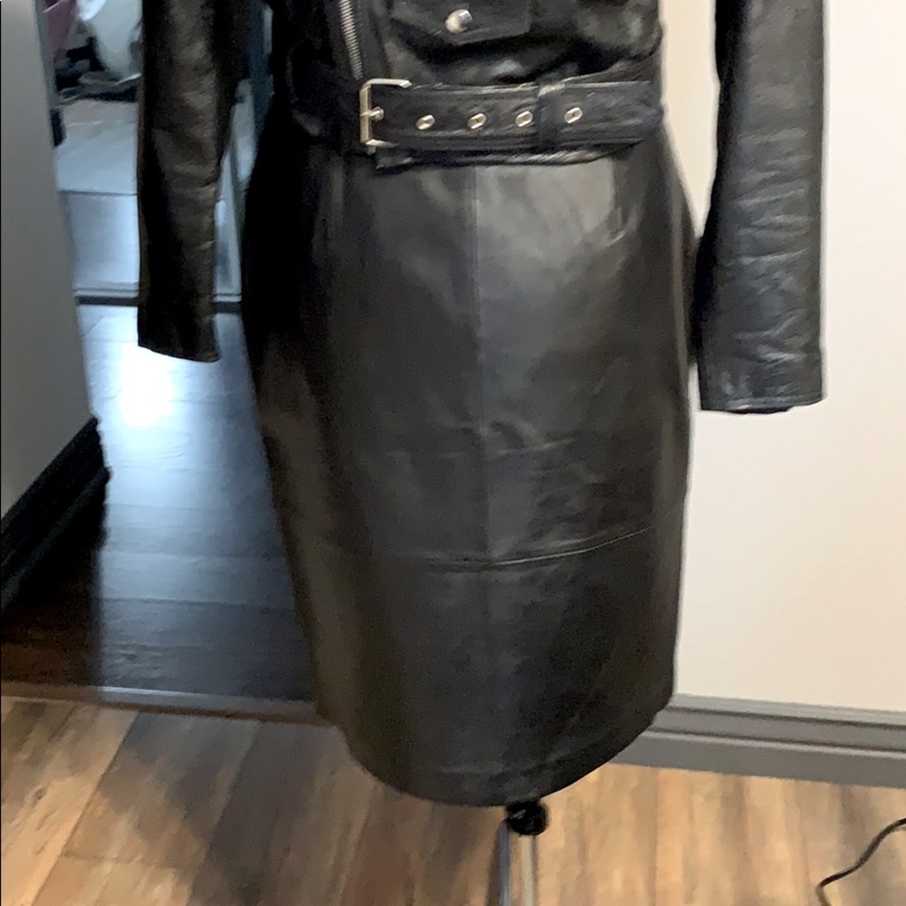Leather skirt